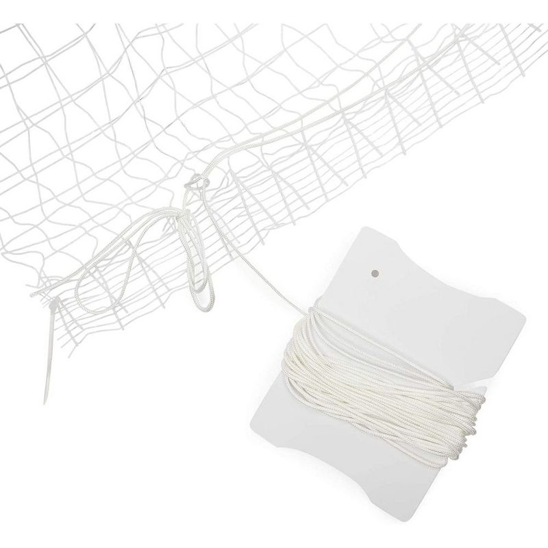 Sparkle and Bash Balloon Drop Net for Party Decorations, Kit Holds Up To 500 Balloons (White, 11.8 Feet)