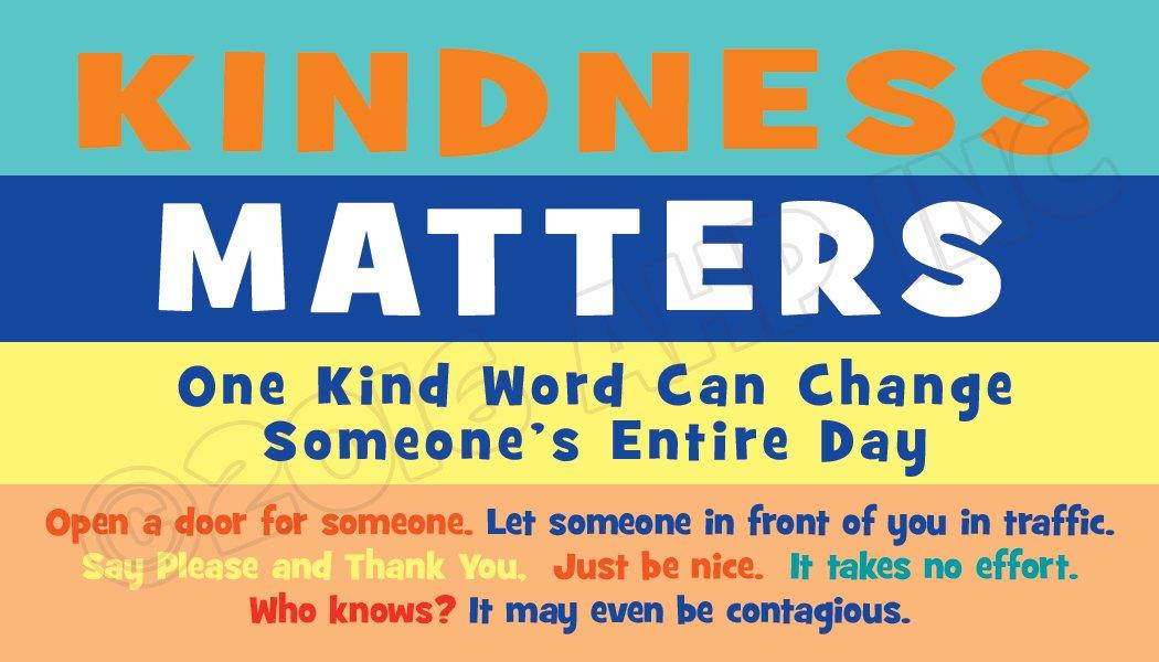 Kindness Matters Cards - Box of 100 - Kindness Is Contagious Challenge Card