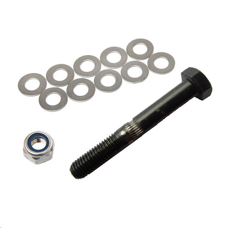 Hobbed Bolt 23mm M8 with Lock Nut for Gregs Wade Extruder Reprap Prusa Mendel