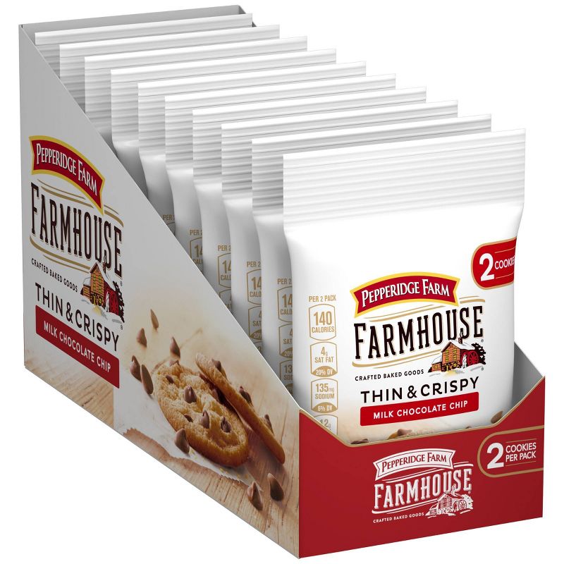 Pepperidge Farm Thin & Crispy Milk Chocolate Multipack - 10ct