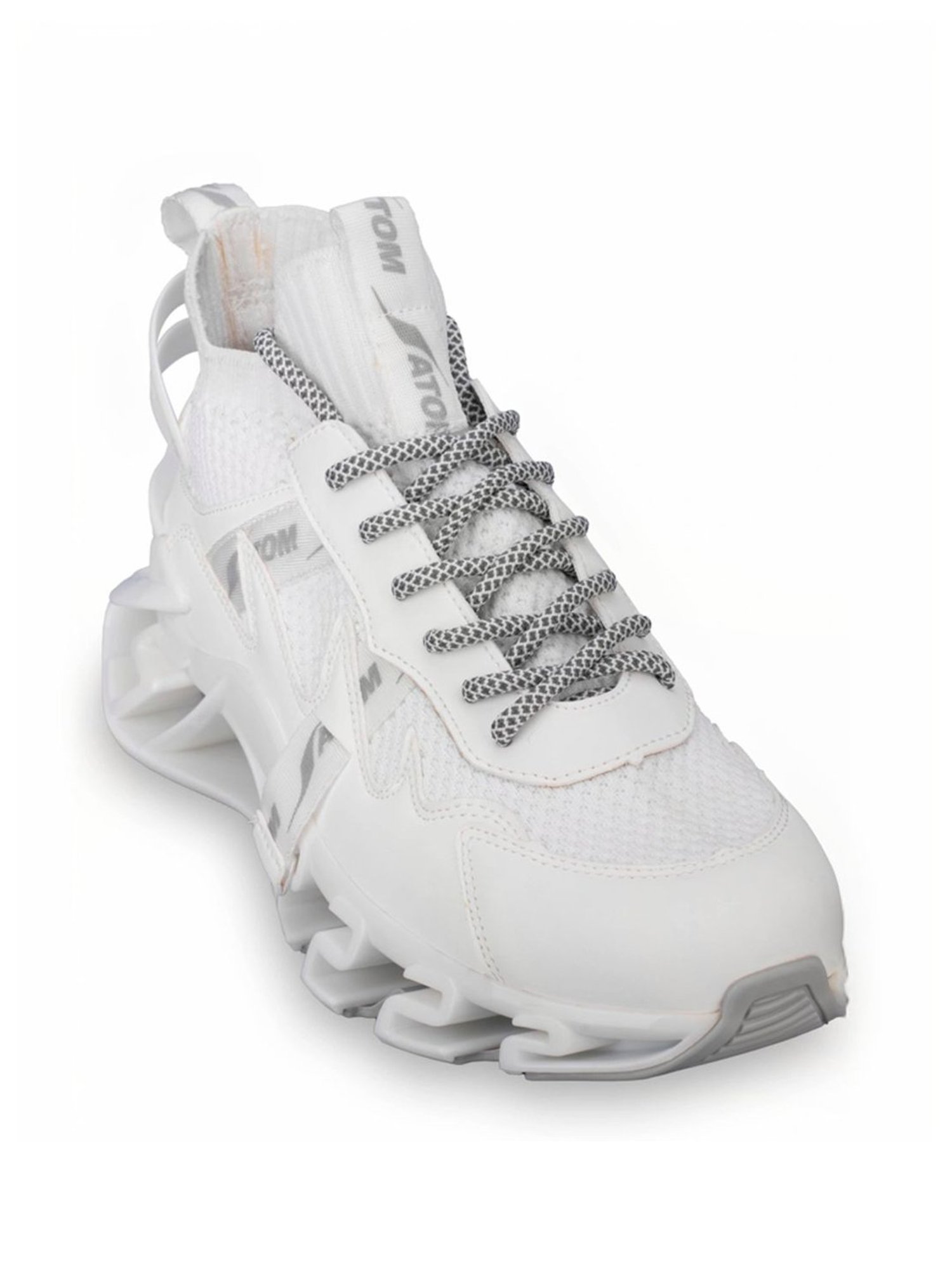 Atom Men's Spring Edge Alpha 2 White Running Shoes