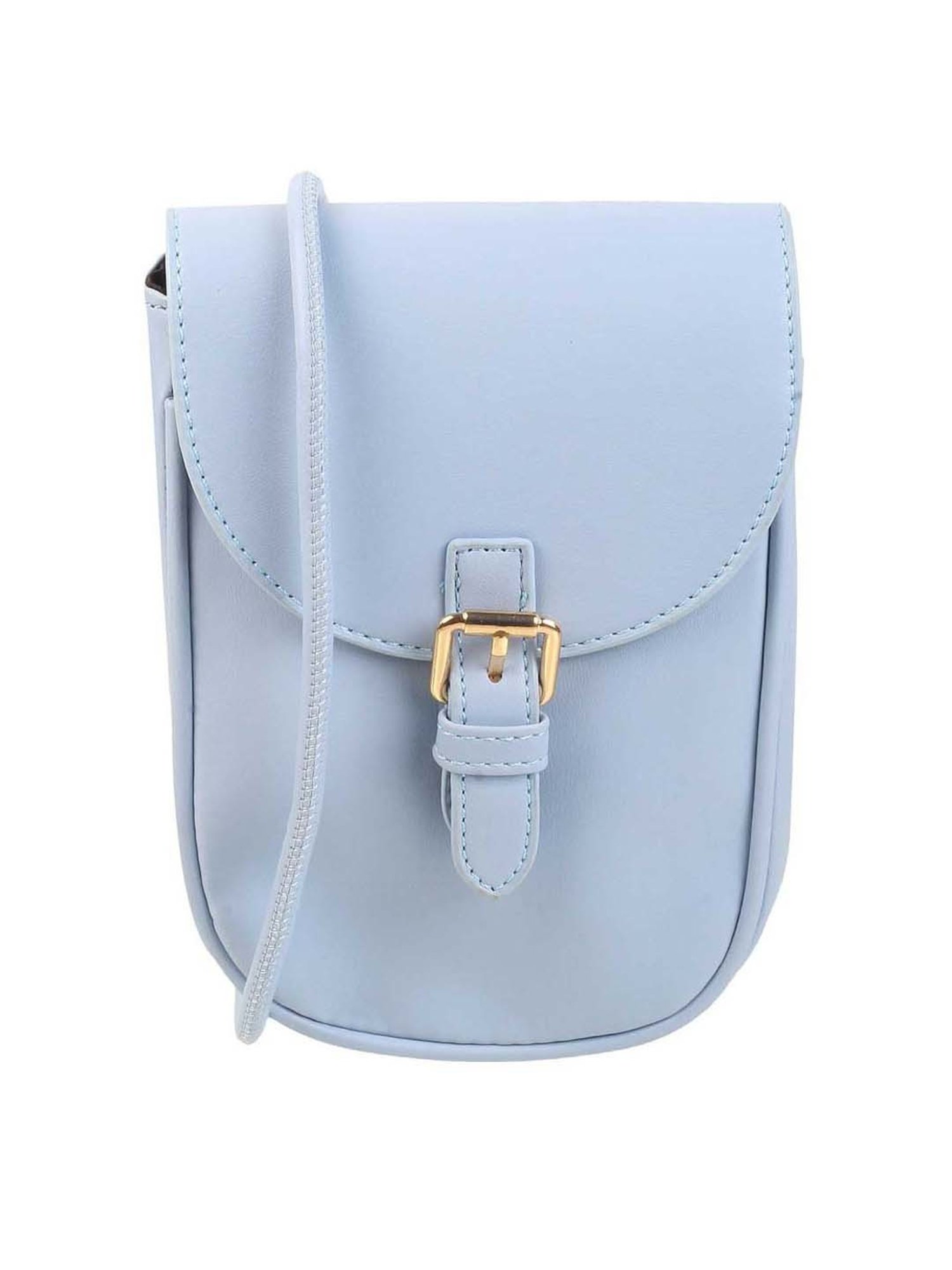 Walkway Blue Solid Mobile Pouch