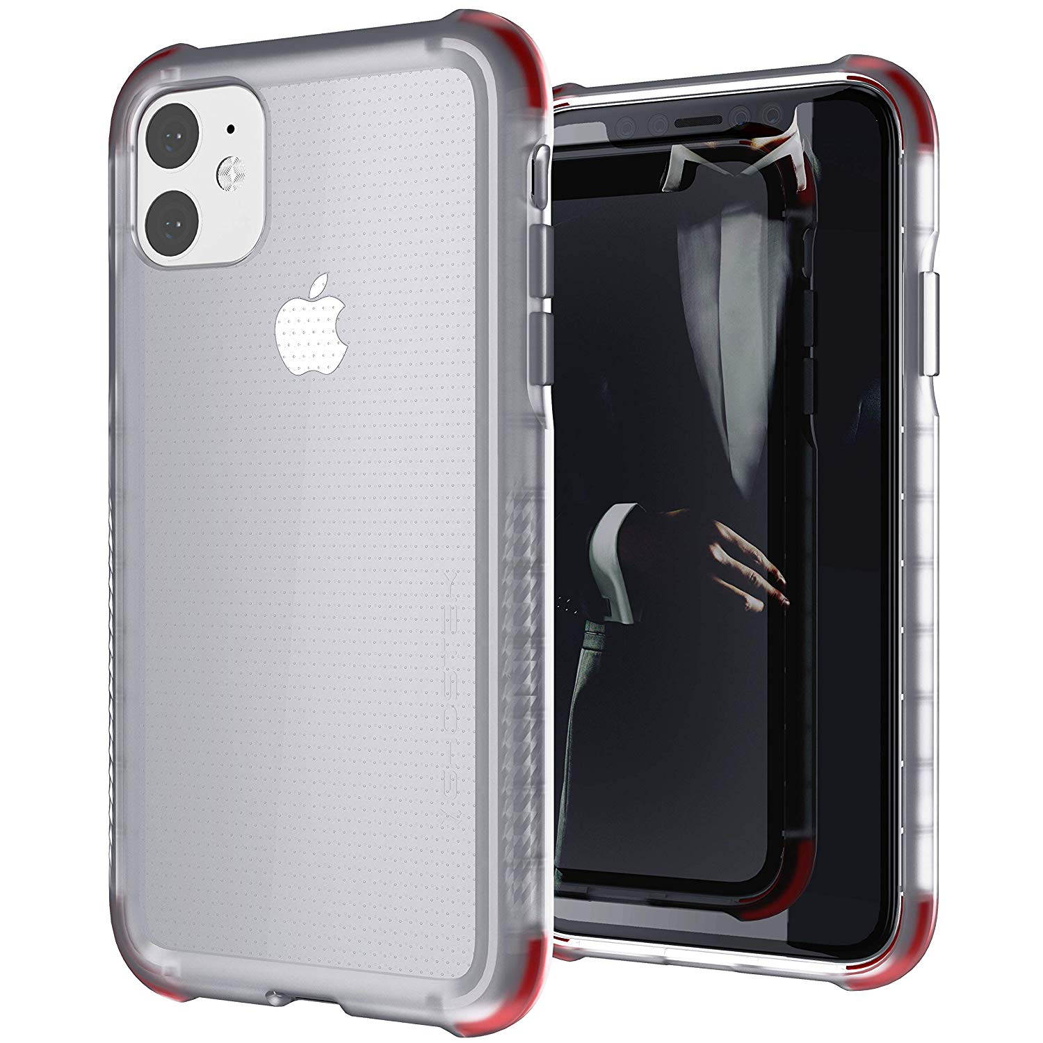 Ghostek Covert Clear iPhone 11 Pro Max Case with Super Slim Fit Design and Grip Bumper Shockproof Heavy Duty Protection Wireless Charging Compatible for 2019 iPhone 11 Pro Max (6.5 Inch) - (Clear)