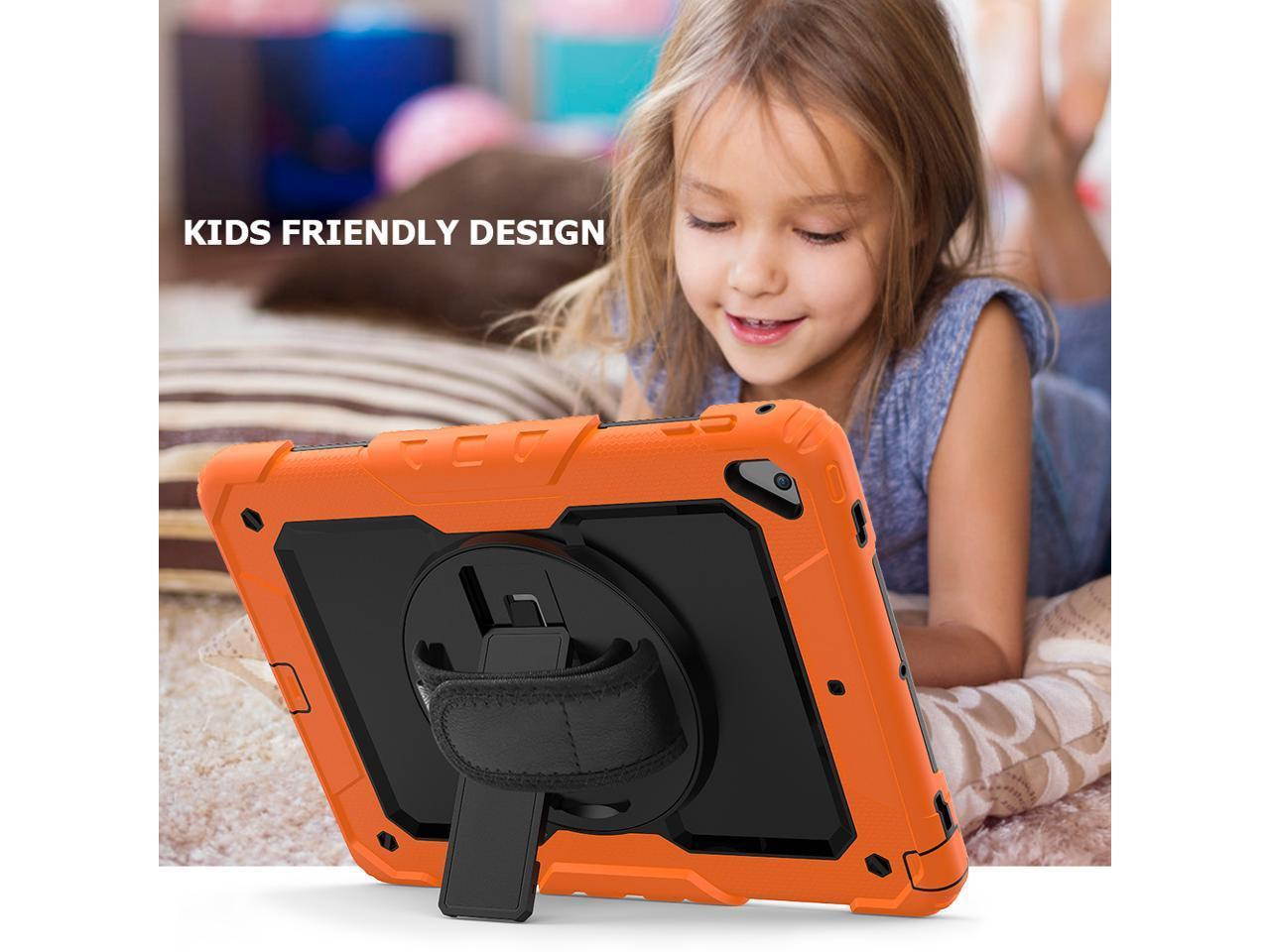 iPad 9.7 2018 2017 Case iPad Air 2 Case iPad Pro 9.7 Case Heavy Duty Rugged Shockproof Protective Hard Case Cover For for Apple iPad 6th / 5th Generation / iPad Air 2 / iPad Pro 9.7 inch