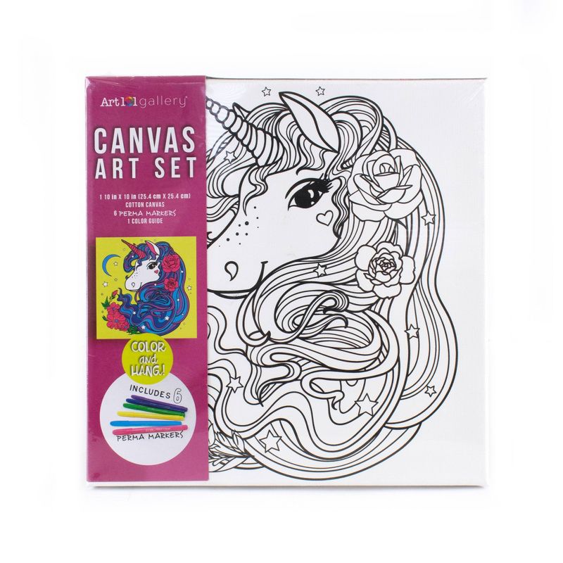 2pk 10" Canvas Art Set - Art 101