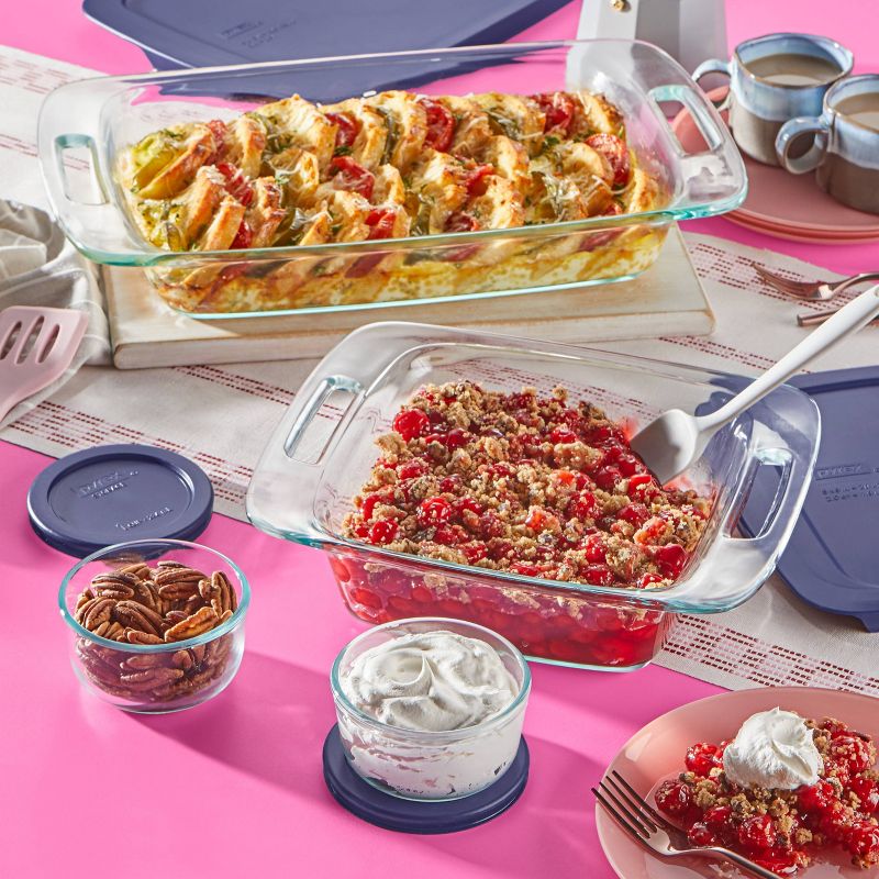 Pyrex Easy Grab 8pc Glass Bake and Store Set