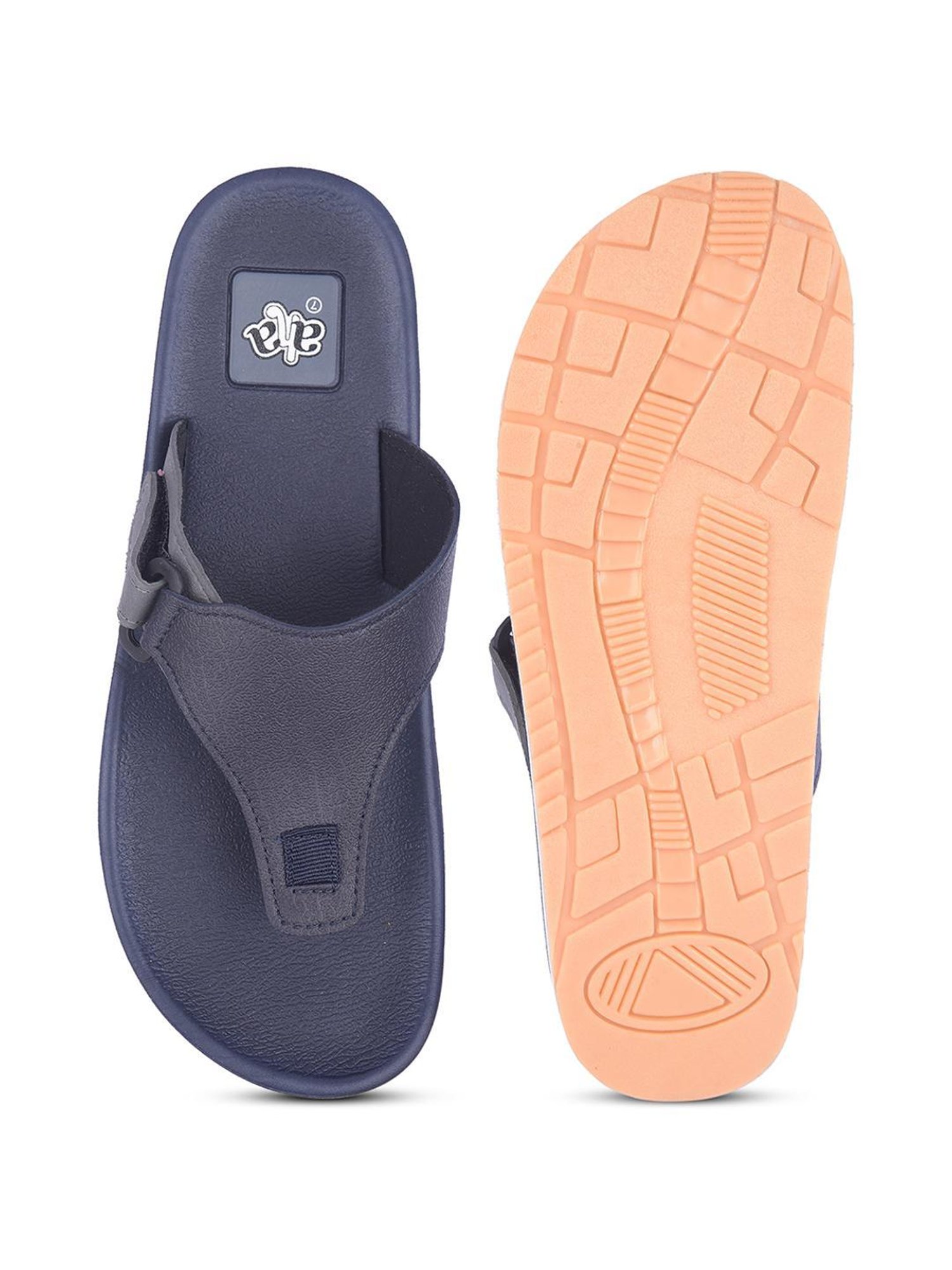 Aha by Liberty Men's Navy Thong Sandals