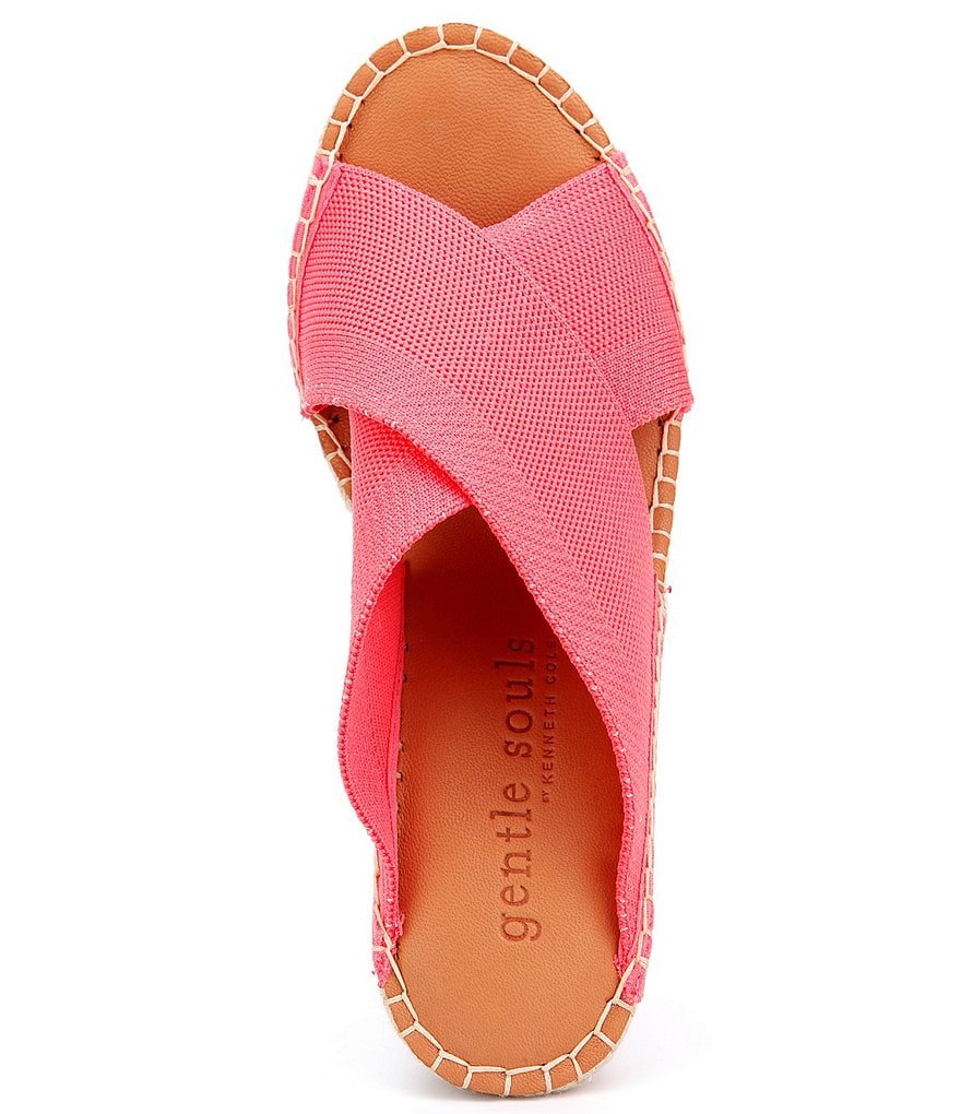 Gentle Souls Elyssa X-band Espadrille Wedge Sandals