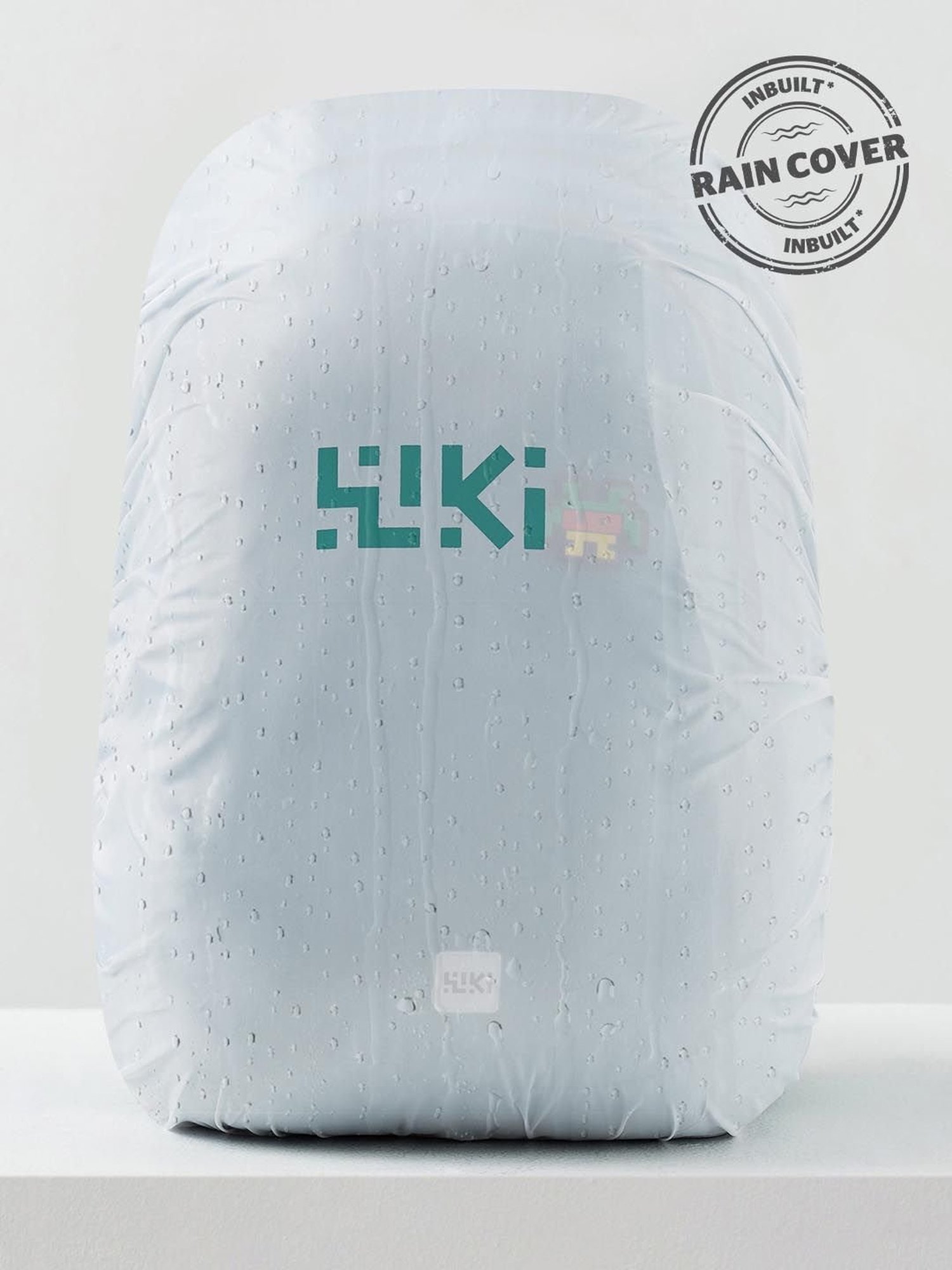 Wiki Back to School 6 Dark Green Polyester Printed Backpack - 47 Ltrs