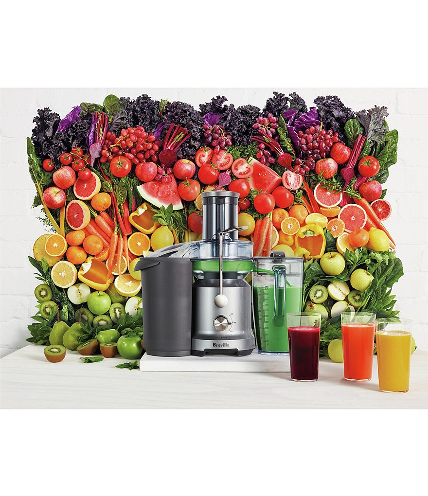Breville Juice Fountain&reg; Cold - 70 oz. Jug Capacity Centrifugal Juicer, Silver