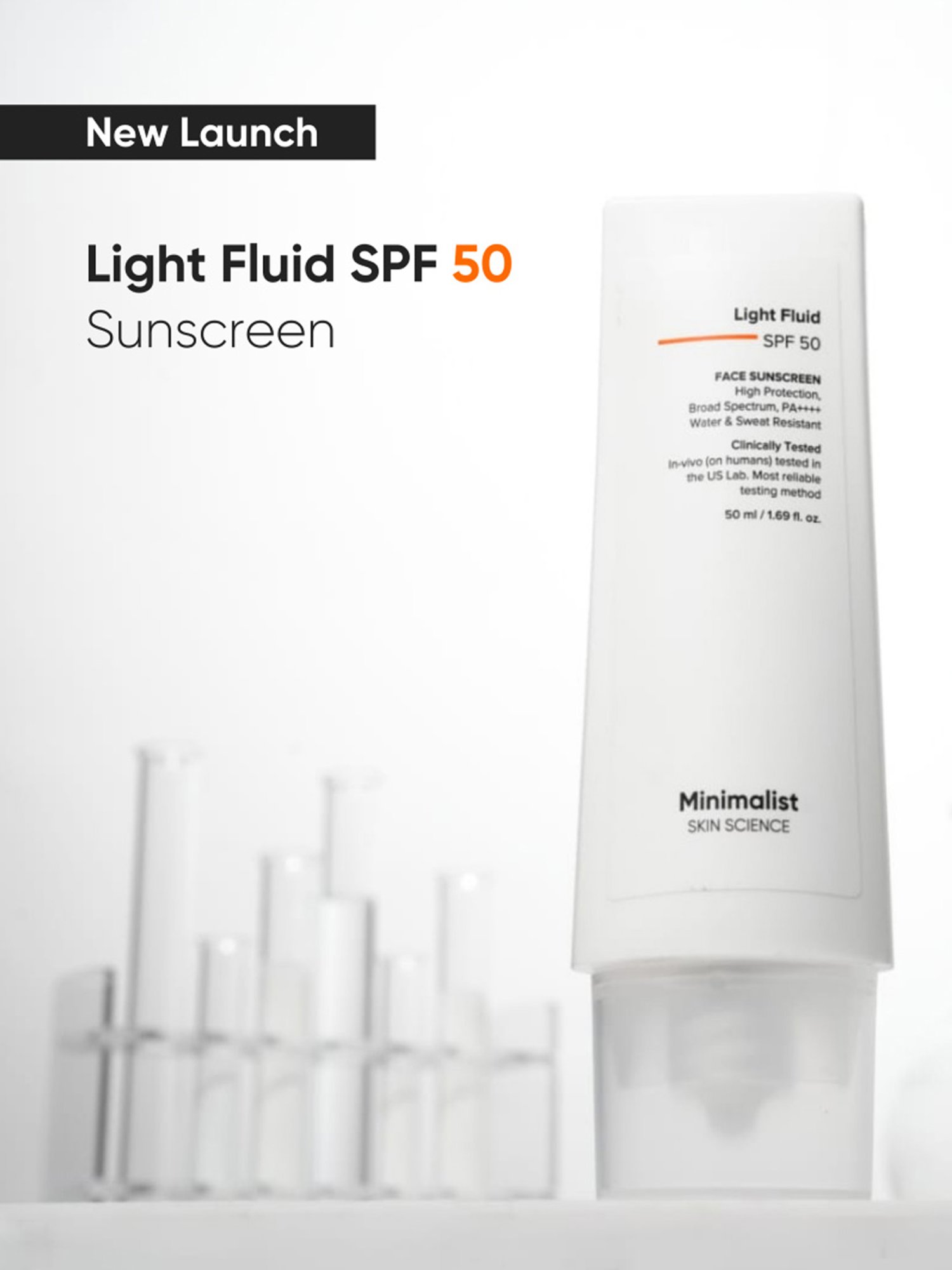Minimalist Light Fluid SPF 50 Face Sunscreen - 50 ml