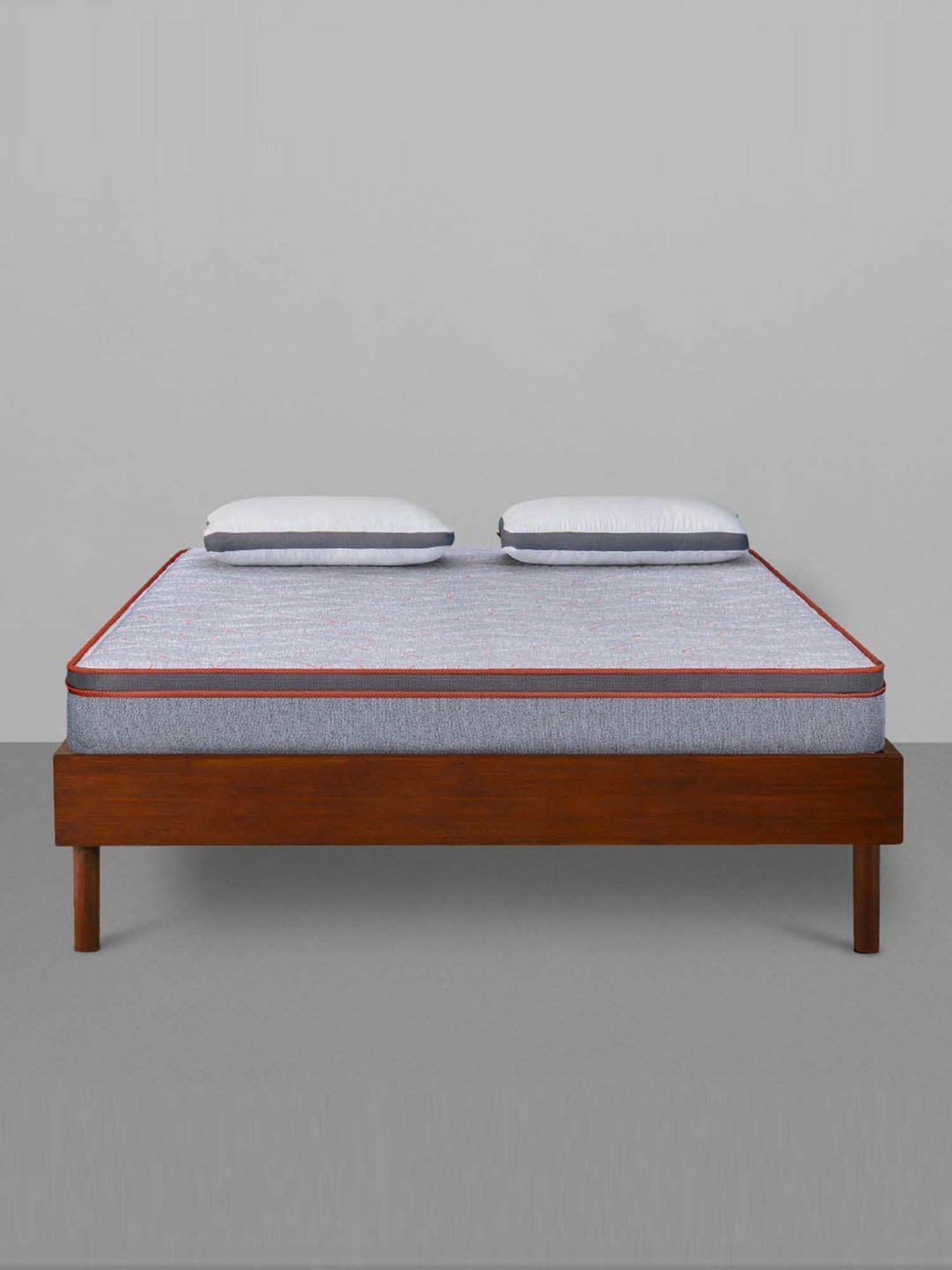 Sleepyhead Coco Grey & Red Foam High Density Rubberised Coir Orthopedic Mattress