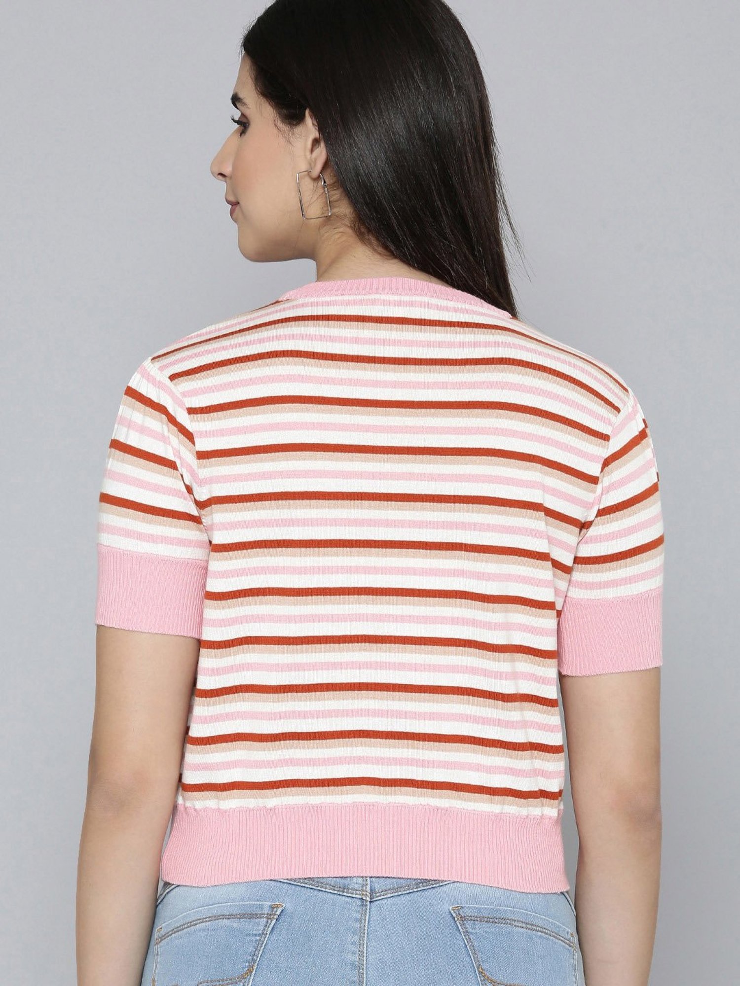 Levi's Pink Striped Top