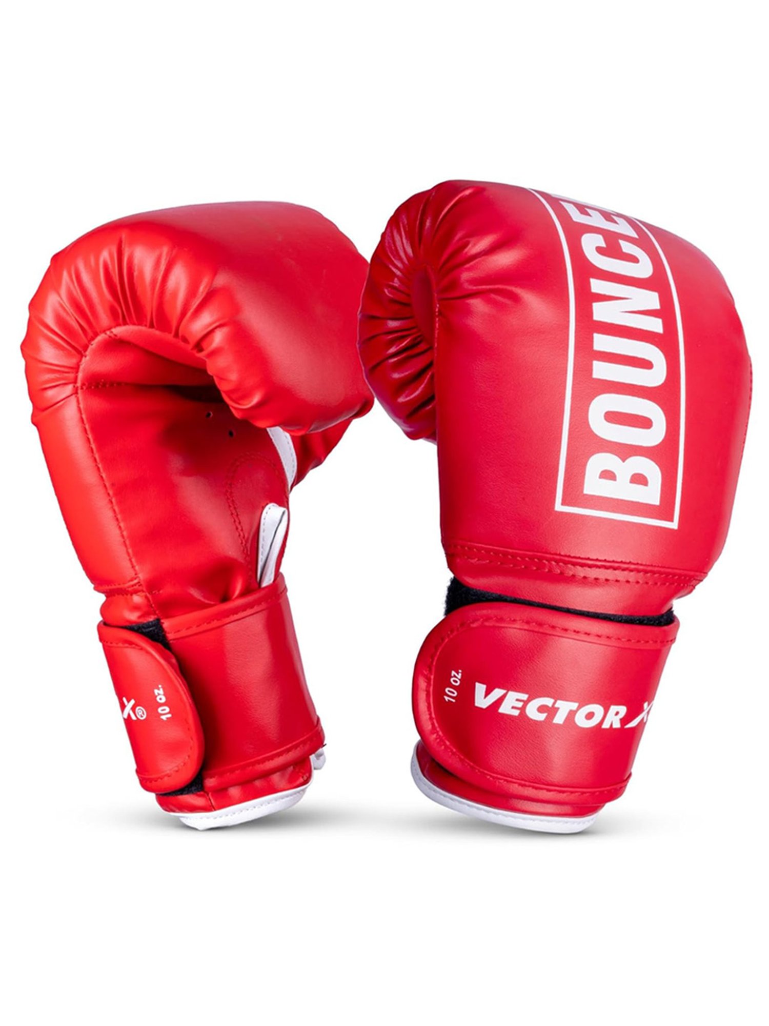 Vector X Bouncer PU Boxing Glove (Red) Size - 10 oz