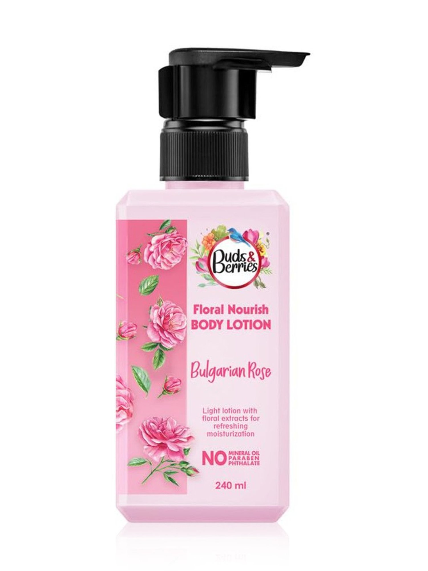 Buds & Berries Bulgarian Rose Floral Nourish Body Lotion - 240 ml