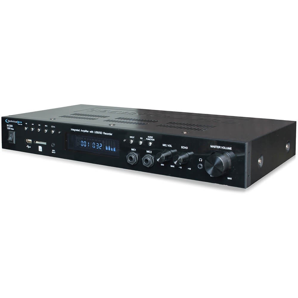 Technical Pro IA1200 Integrated Amplifier With USB and SD Inputs