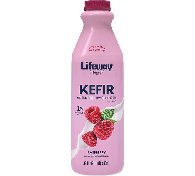 Lifeway Kefir Raspberry Low Fat Milk Smoothie - 32 fl oz