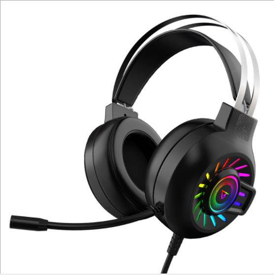 Wired Gaming Headset 7.1 Surround Sound Stereo Earphones USB Microphone Breathing RGB Light G93 For PC Gamer Headphones