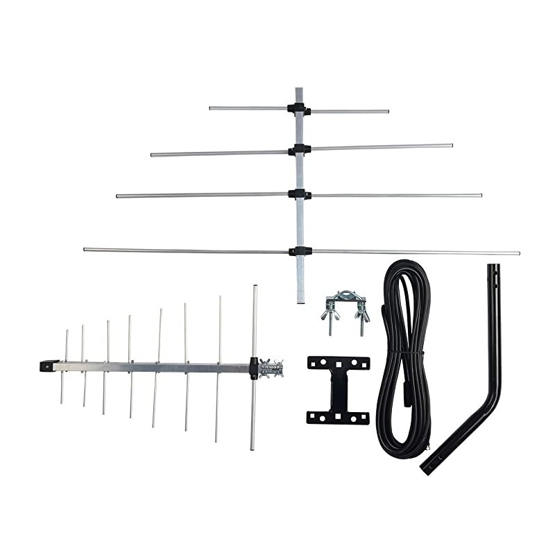 Digital HD Yagi Antenna for Clear Reception, 4K/1080P/HD, with Mounting Pole, Long Range, All Metal