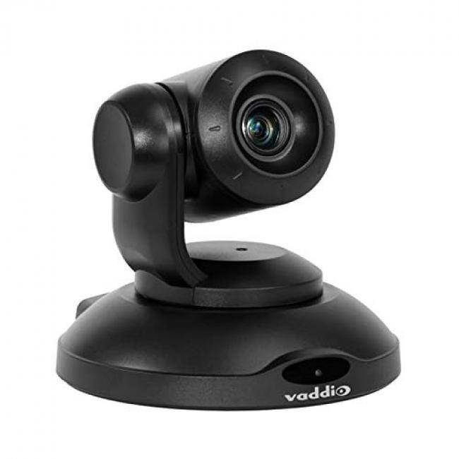 Vaddio EasyIP 10 PoE Powered and 1080p/60 Full PTZ Camera, Black
