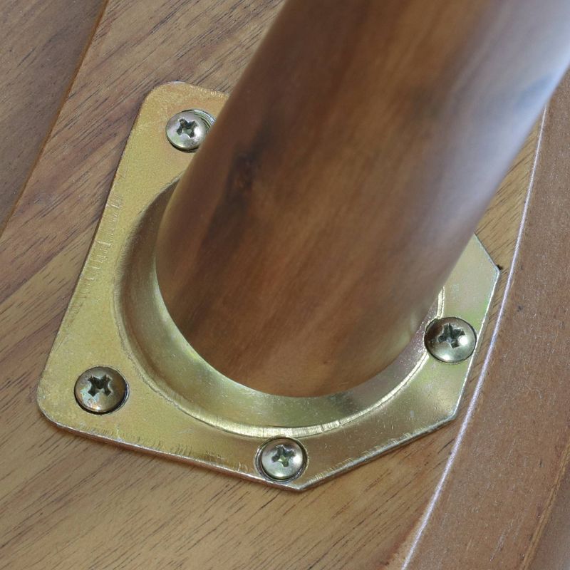 Set of 3 Glam Mirrored Accent Tables Gold - Olivia & May