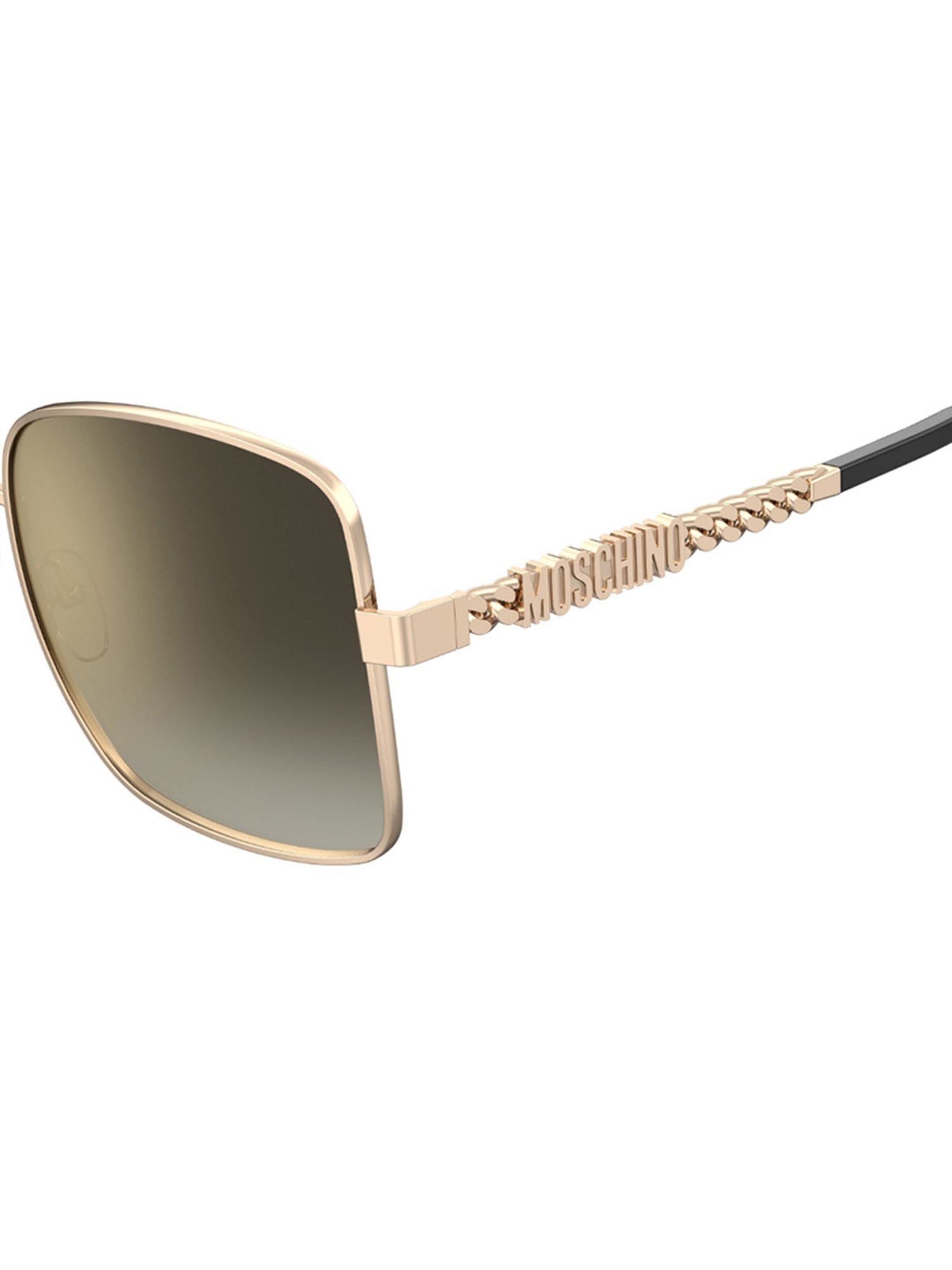 Moschino Brown Square Sunglasses For Women