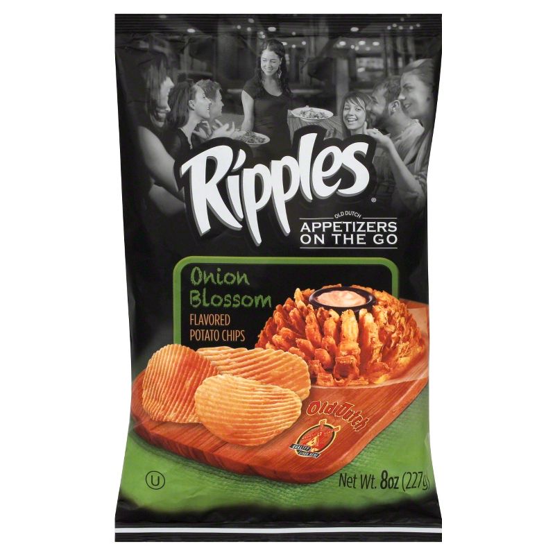 Old Dutch Ripples Onion Blossom Flavored Potato Chips - 8oz