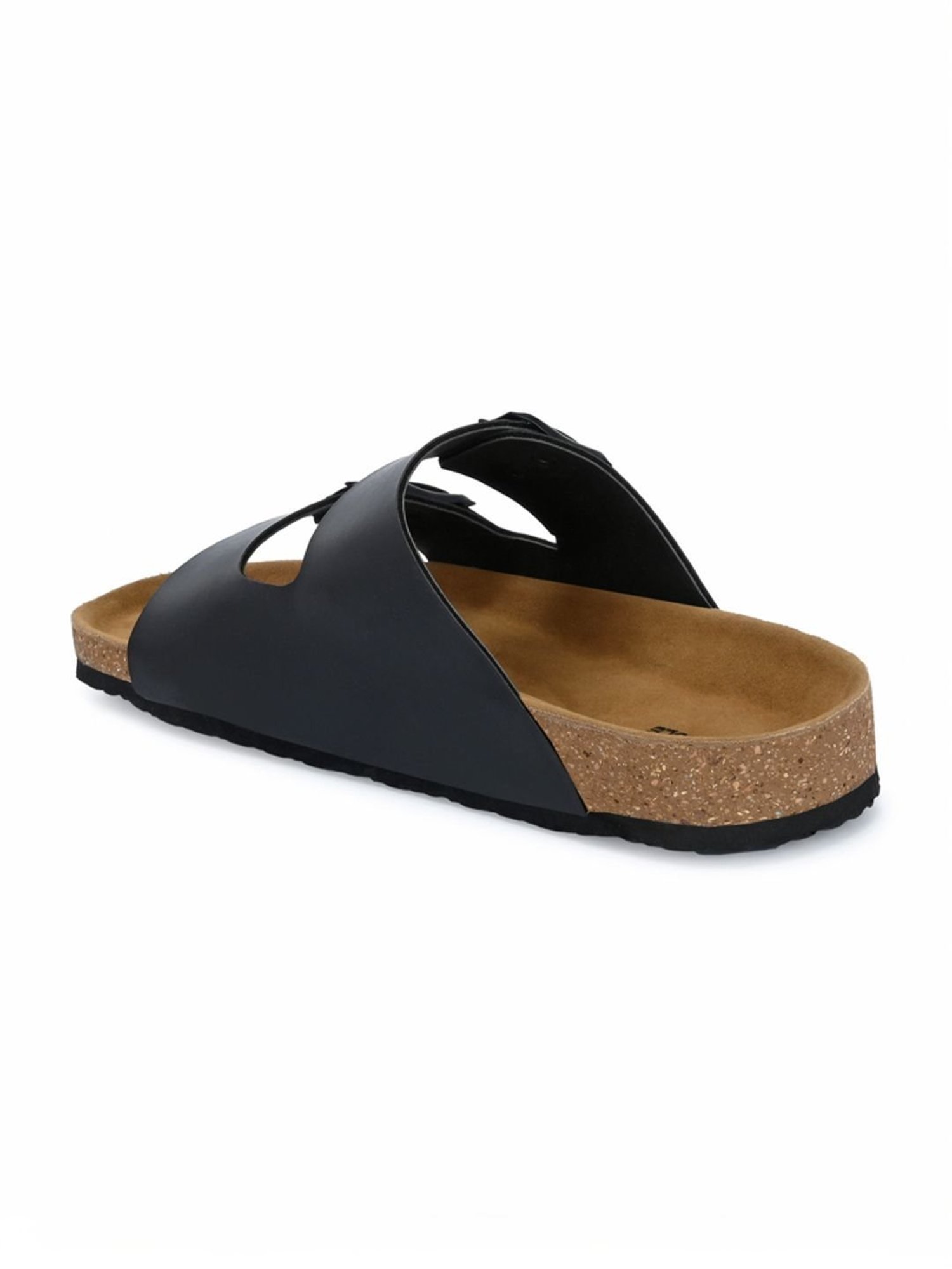 Hoversole Men's Black Cork Casual Sandals