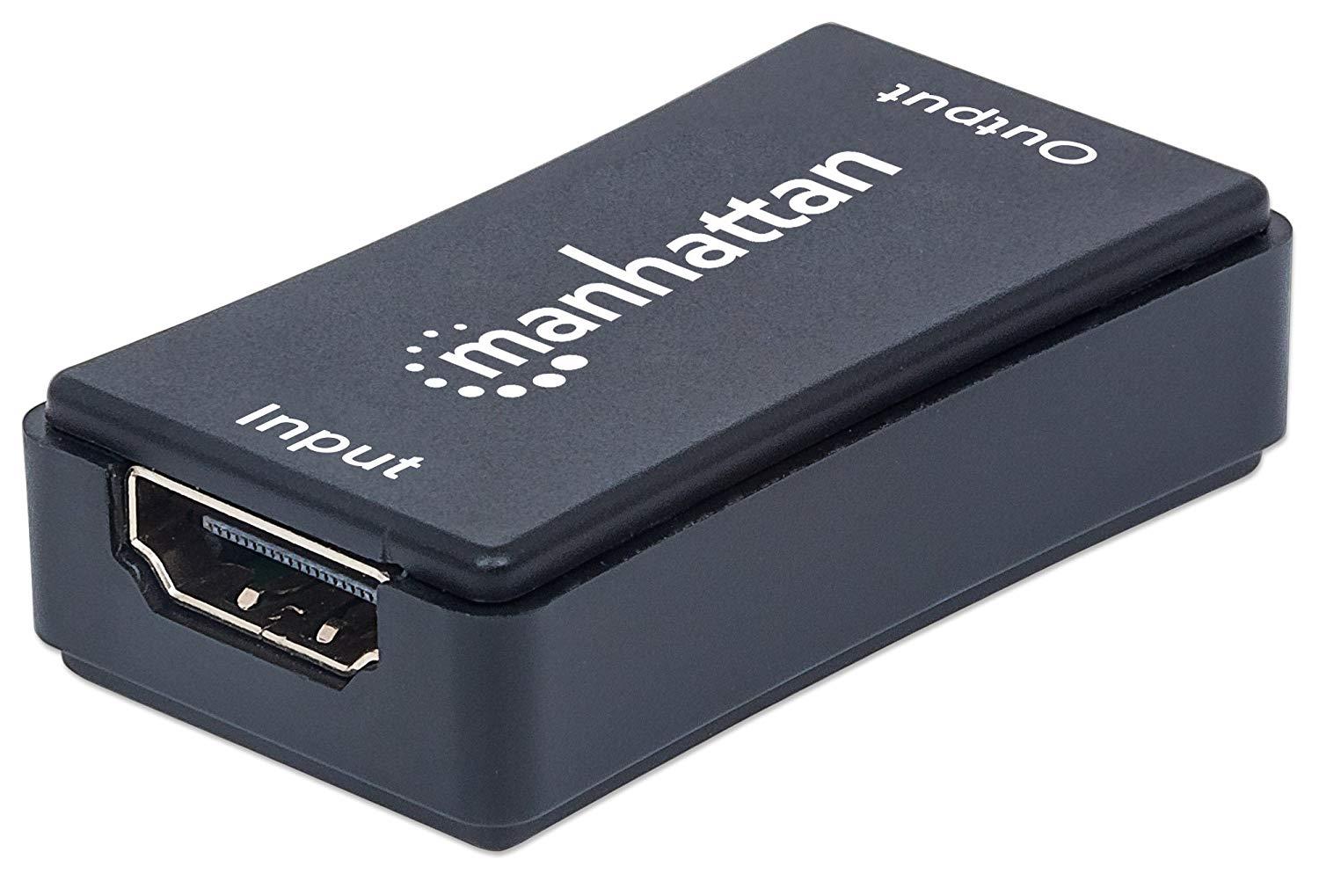 MANHATTAN HDMI Repeater/HDMI Signal Repeater (Playing 1080P Video and Lossless Audio Up to 40M) 207447