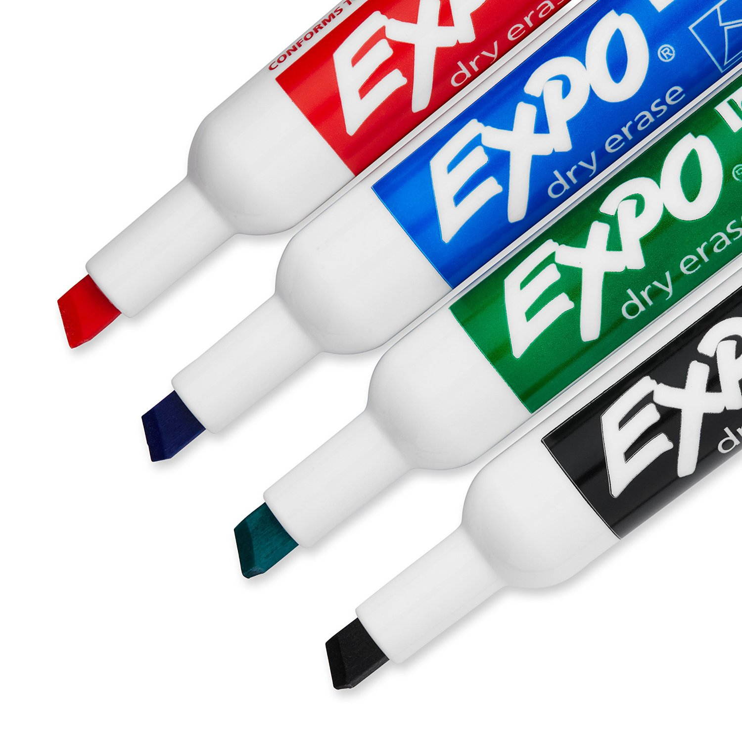 Expo Low-Odor Dry Erase Set, Chisel Tip, 6-Piece, Assorted Colors