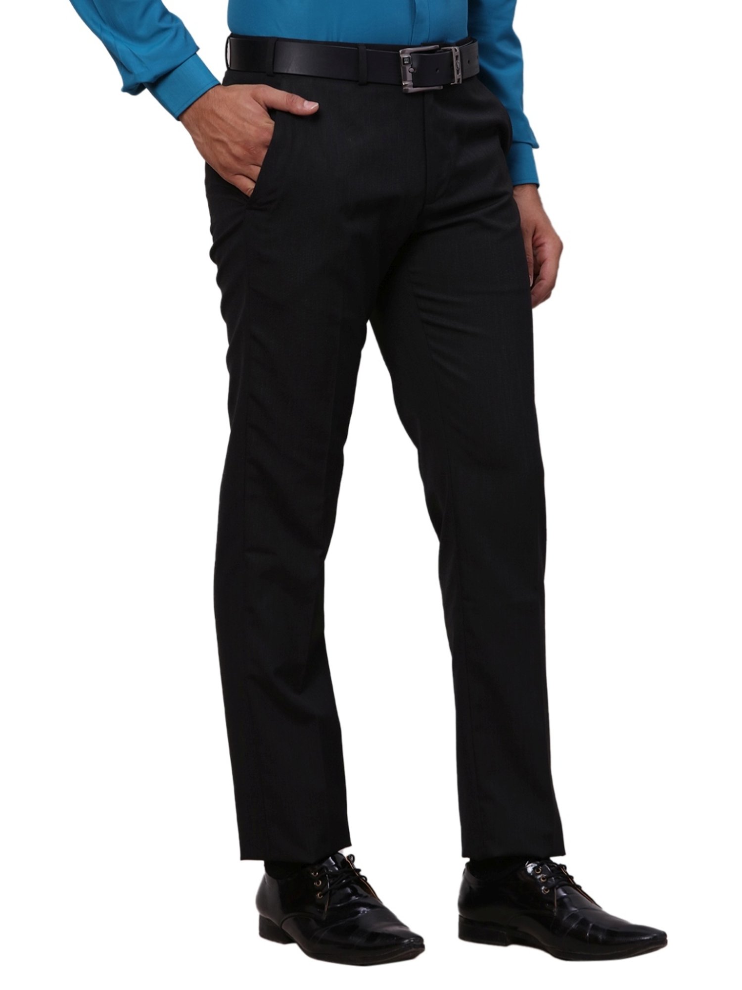 Raymond Black Slim Fit Trousers