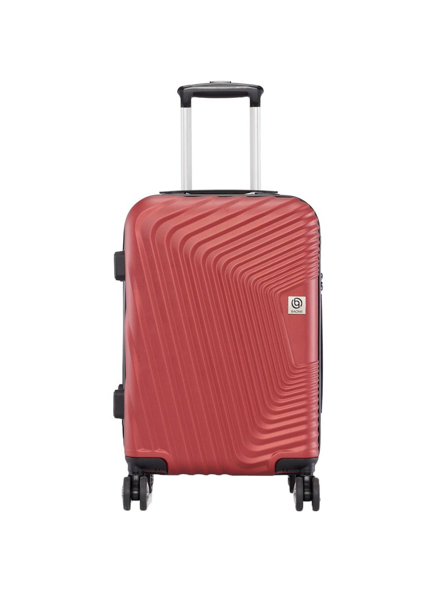 Baomi Retro Roam Red Hard 22" Cabin Luggage