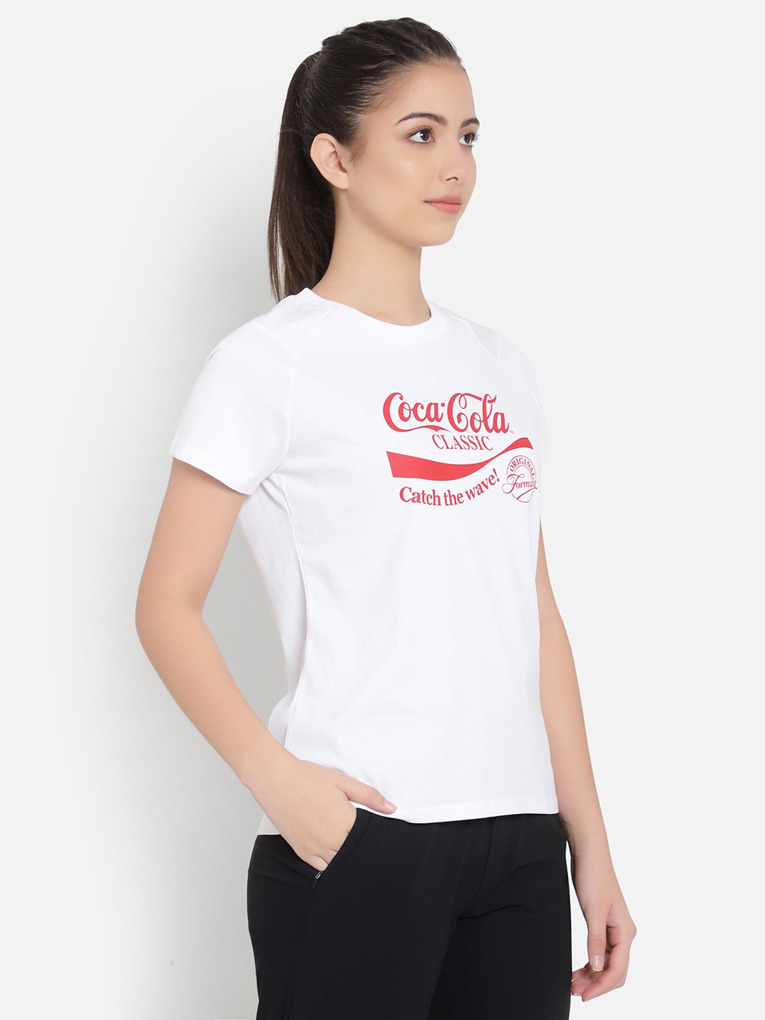 Anta White Cotton Printed Sports T-Shirt