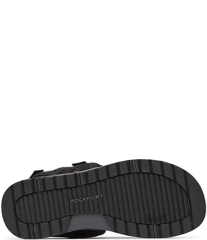 Rockport Men's Lucky Bay Sport 3 Strap Suede Sandals