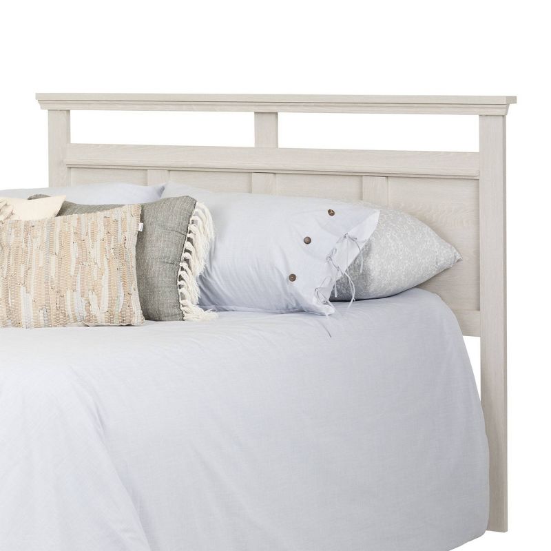 Full/Queen Versa Headboard Winter Oak - South Shore