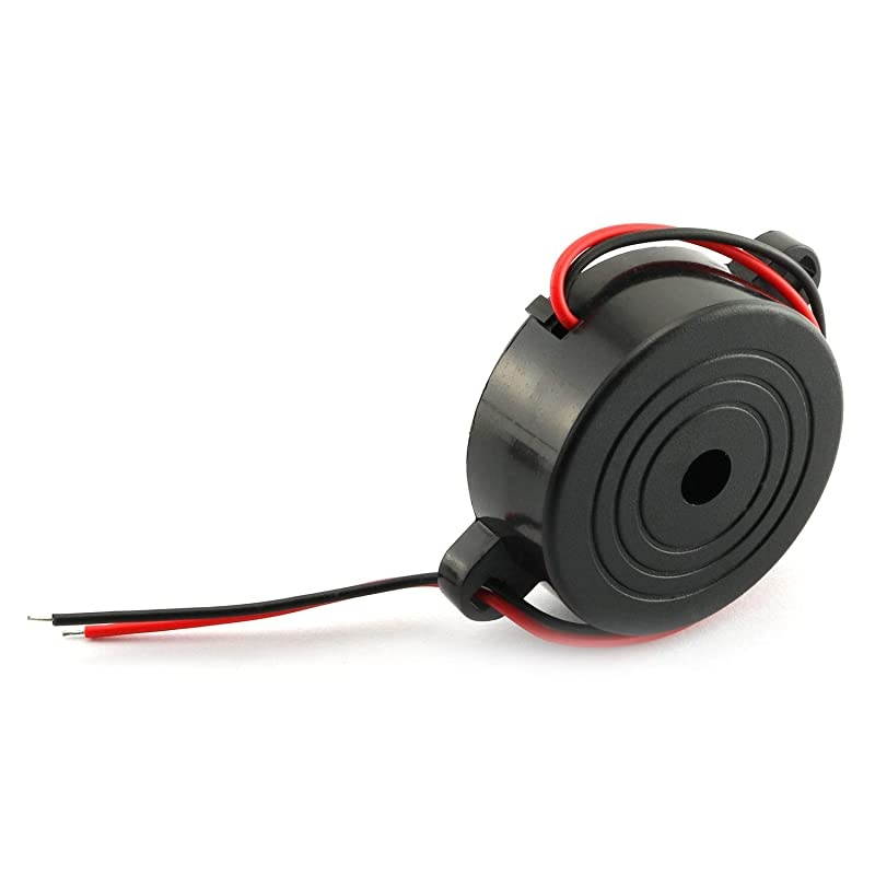 5Pack DC 324V 85 dB Active Piezo Buzzer Piezoelectric Sound Beeper Intermittent Sound Car Accessries Black