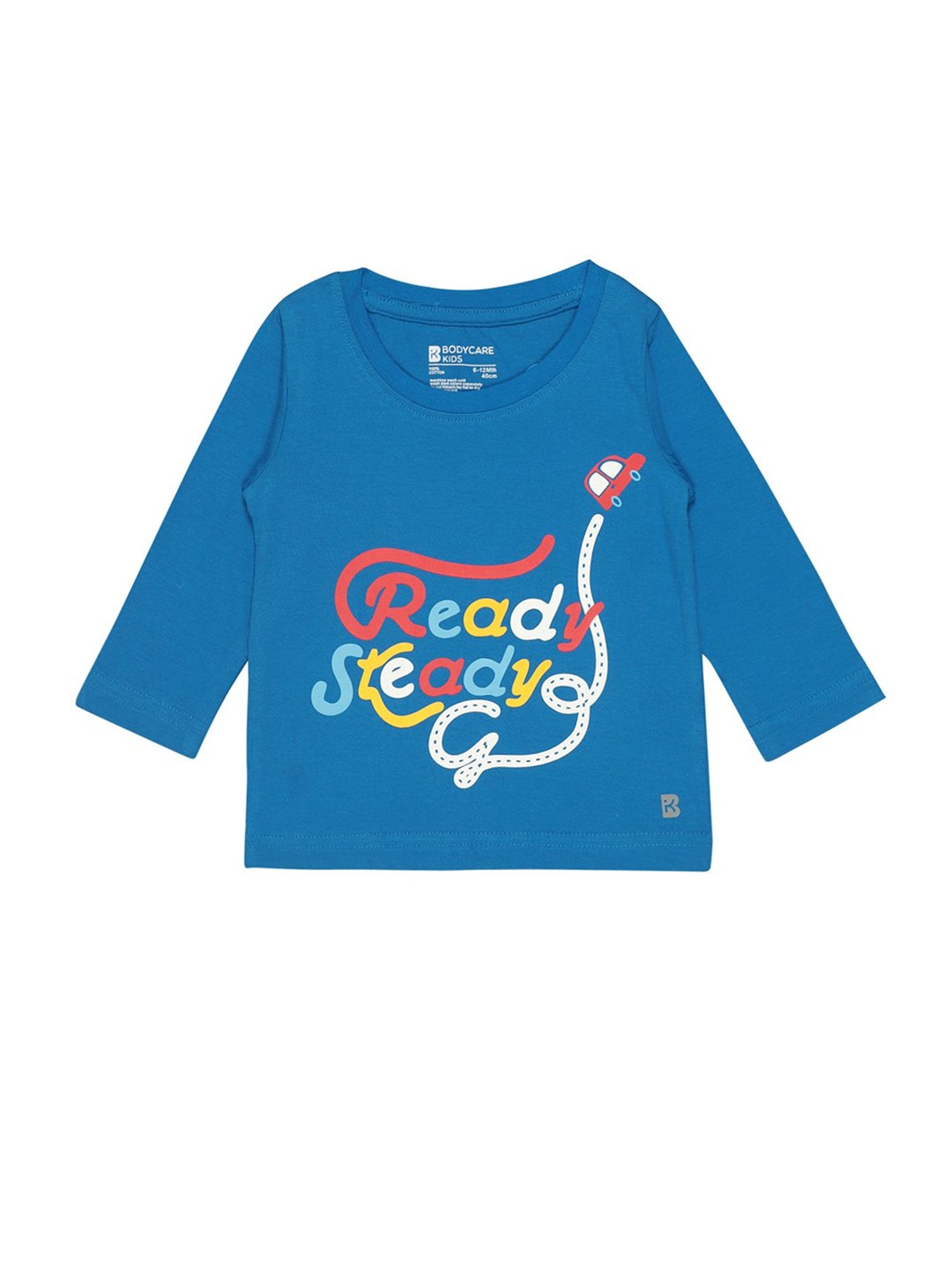 Ed-a-Mamma Baby Green Printed T-Shirt