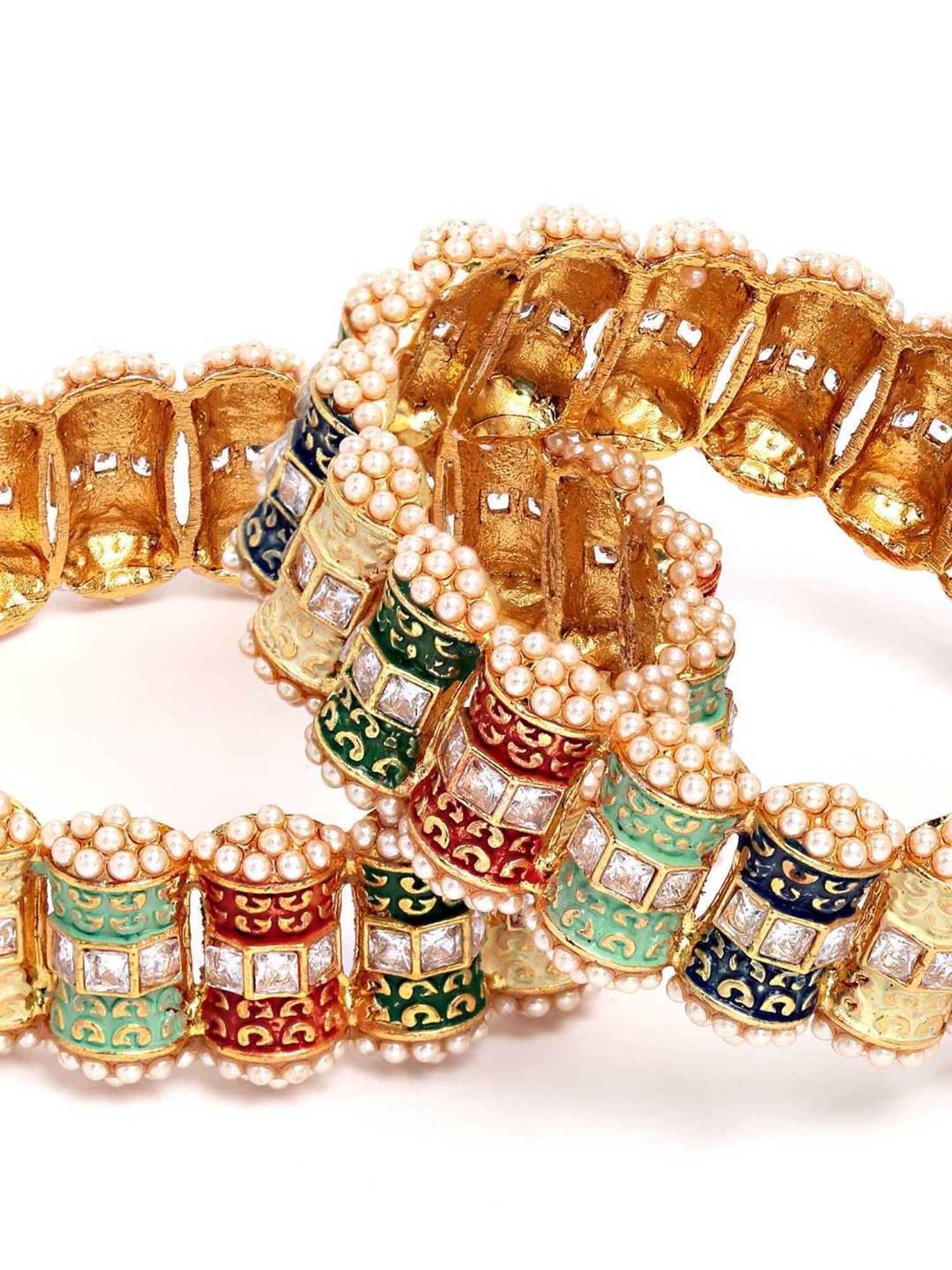 Bold by Priyaasi Trishul Rudraksh Silver-Plated Bracelet for Men