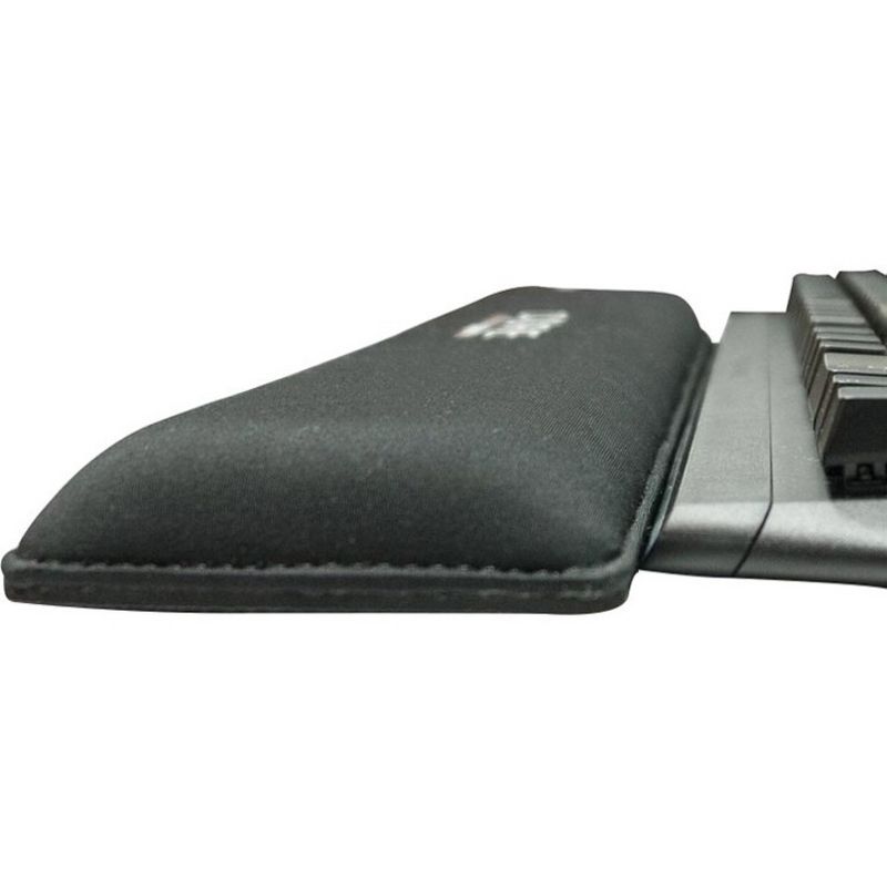 Mobile Edge Core Gaming 18.5" Gel Wrist Rest - 0.88" x 18.50" x 4" Dimension - Black - Gel Core, Rubber Base, Cloth Surface, Fabric Cover