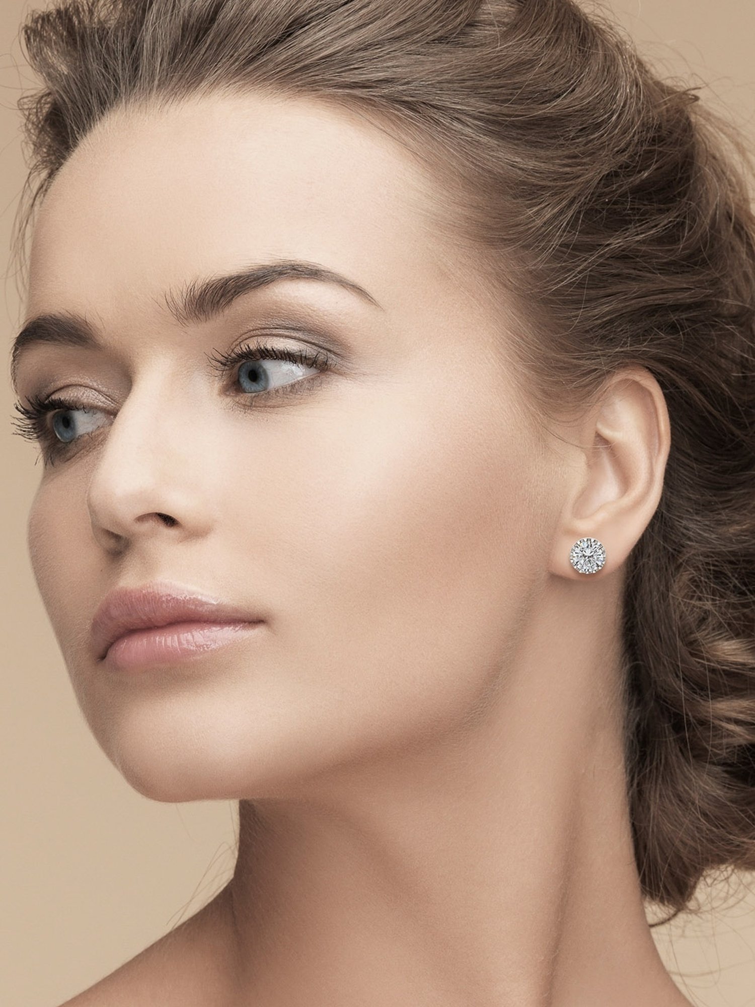 Silberry 92.5 Sterling Silver Crystal Craze Stud Earrings for Women