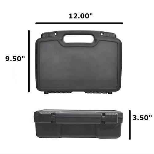 CASEMATIX Portable Projector Hard Case with Internal Customizable Diced Foam and Carrying Handle - Fits Sony Pico Mobile Projector MPCL1