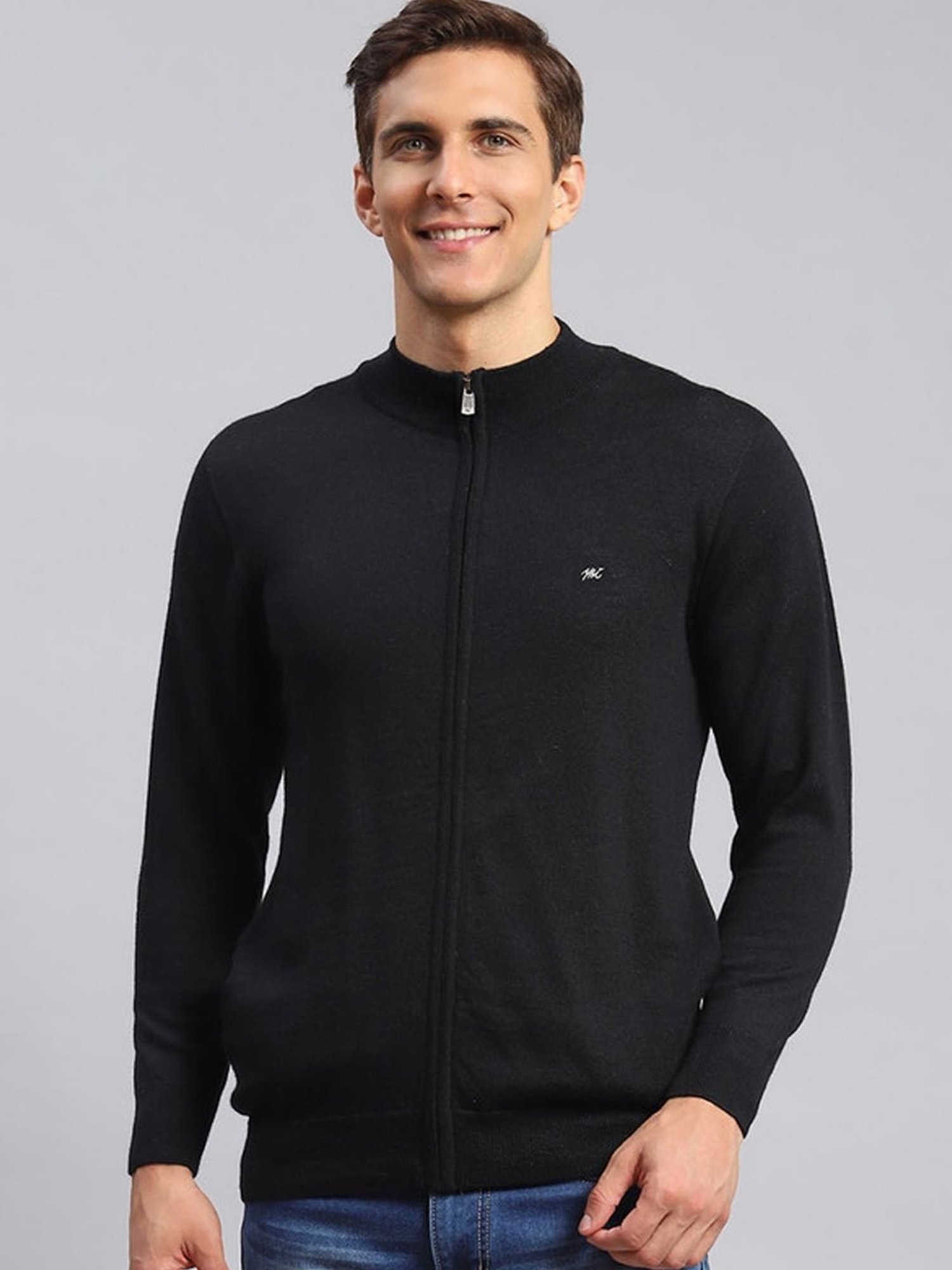 Monte Carlo Black Regular Fit Pullover