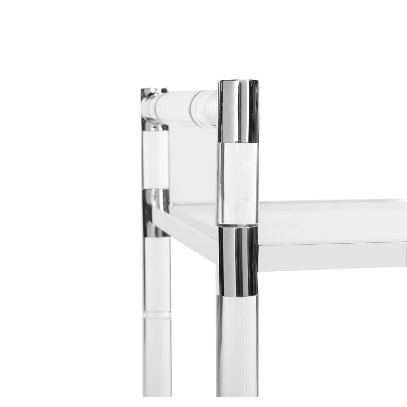 Duval Acrylic Trolley Bar Gold - Safavieh