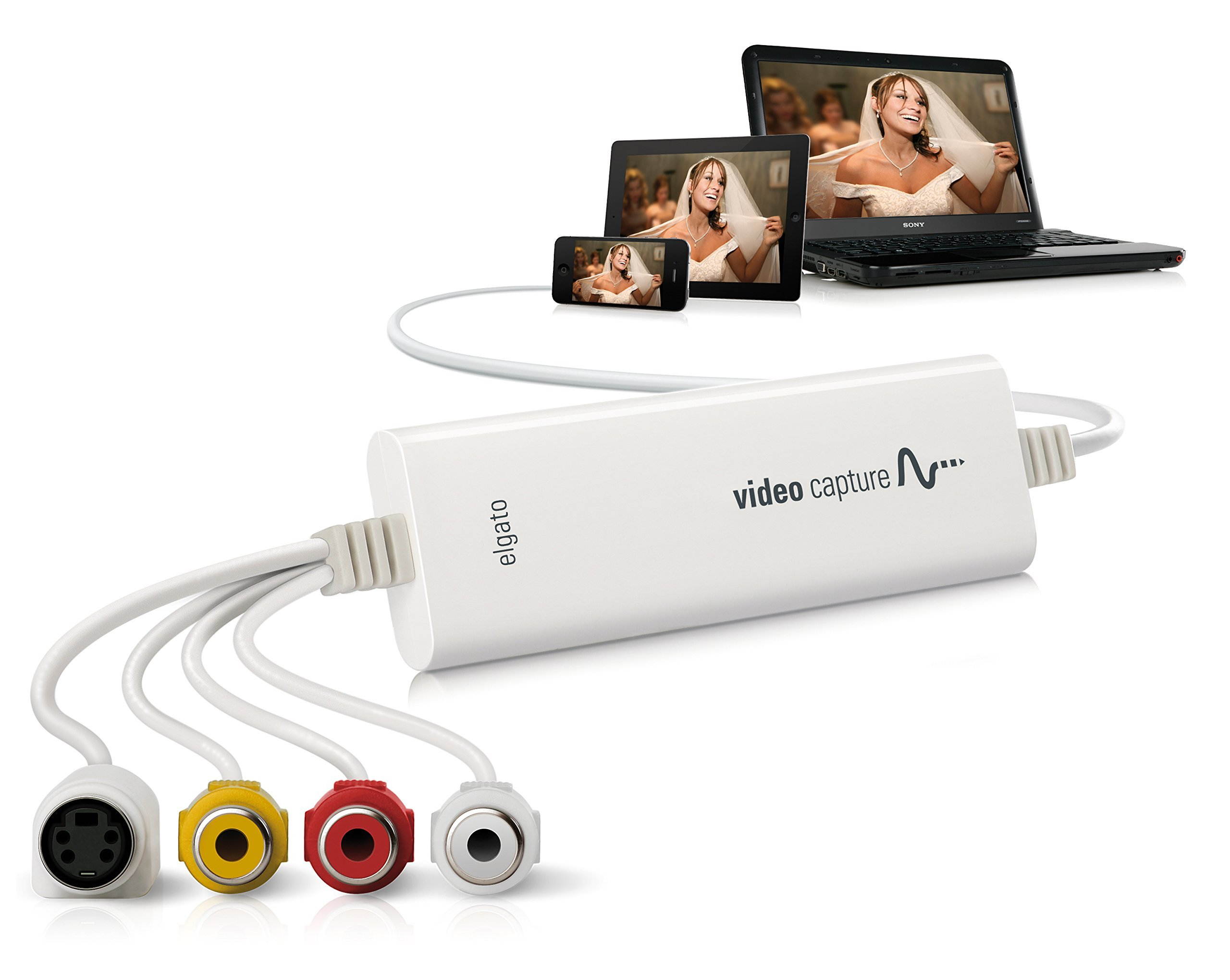 Elgato Video Capture - Digitize Video for Mac, PC or iPad (USB 2.0)