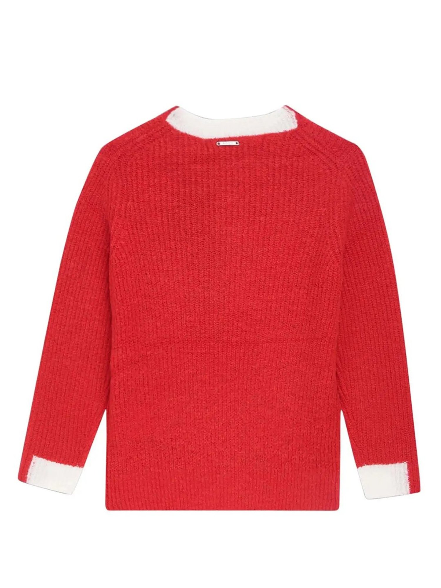 Antony Morato Kids Orange Solid Full Sleeves Sweater