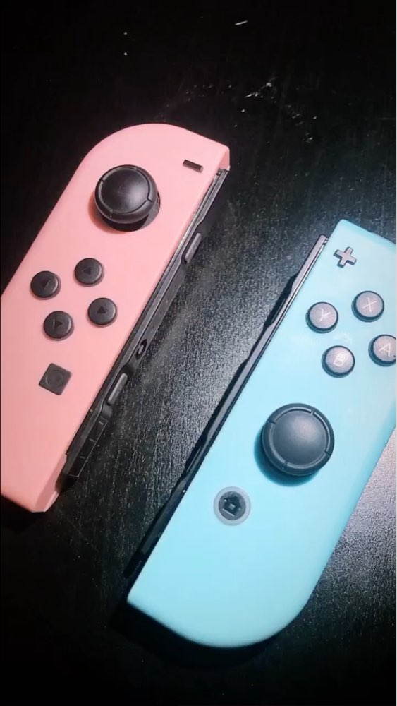 Multi-color for Nintend Switch NS Joy Con Replacement Housing Shell Cover for NX JoyCons Controller shell Case(pink+green)