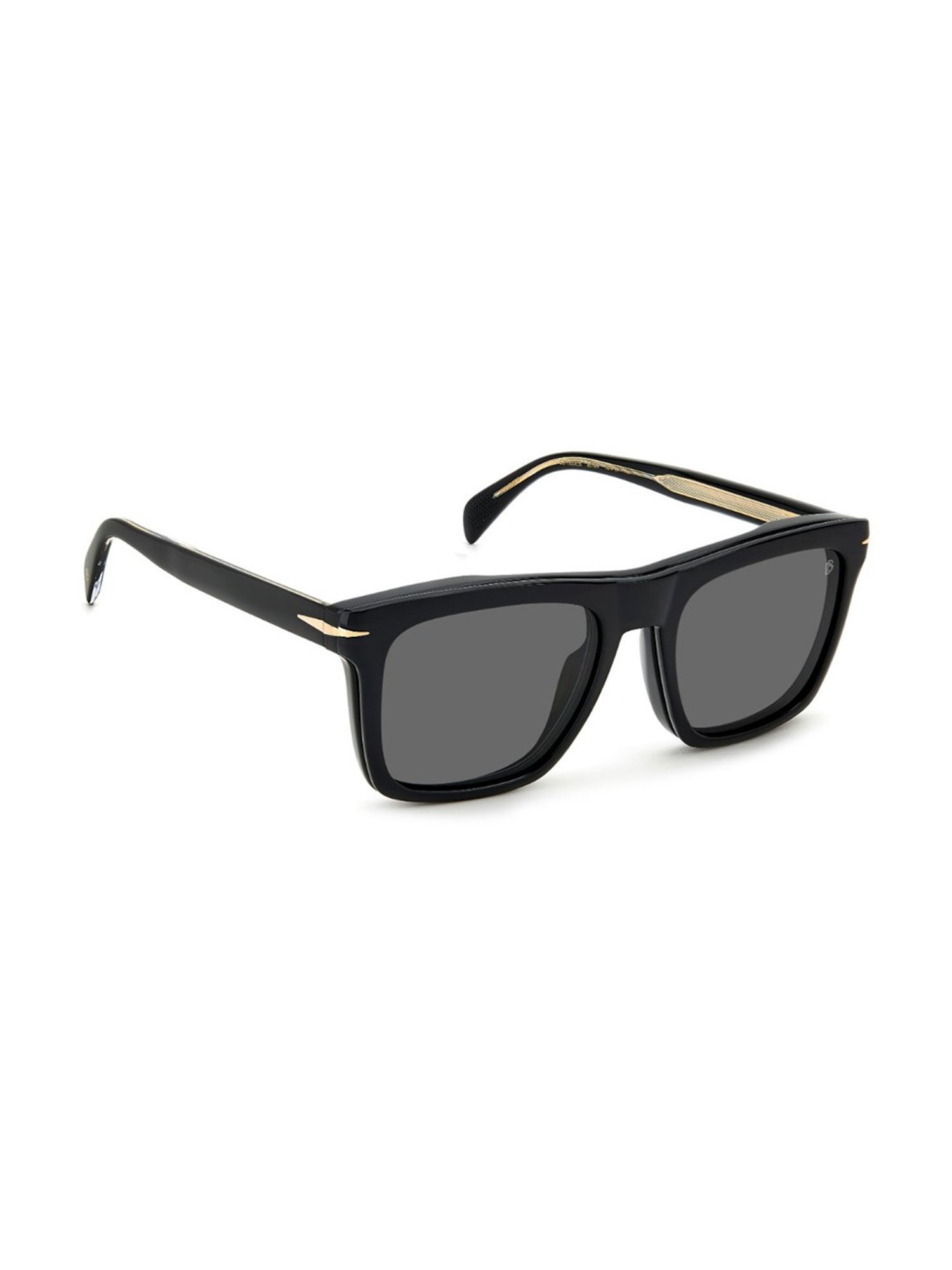 DAVID BECKHAM Grey Rectangular Sunglasess For Men