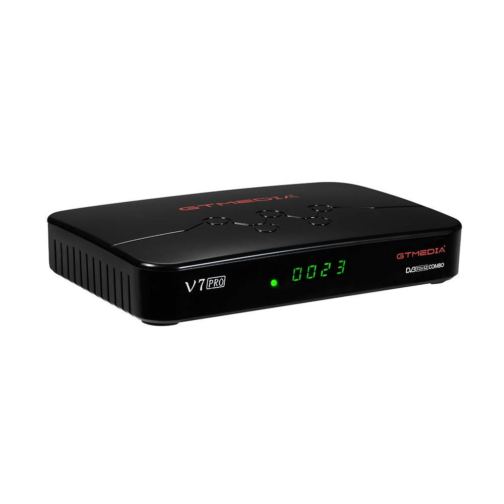 GTMEDIA V7 PRO Combo DVB-T2 DVB-S2 Satellite Receiver H.265 1080P HD USB Wifi PowerVu Biss Key Cline Youtube PowerVu DRE TV Signal Receiver-US Plug