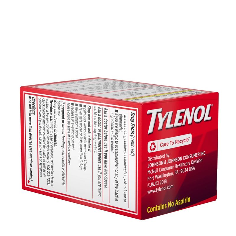 Tylenol Extra Strength Coated Tablets - Acetaminophen - 24ct