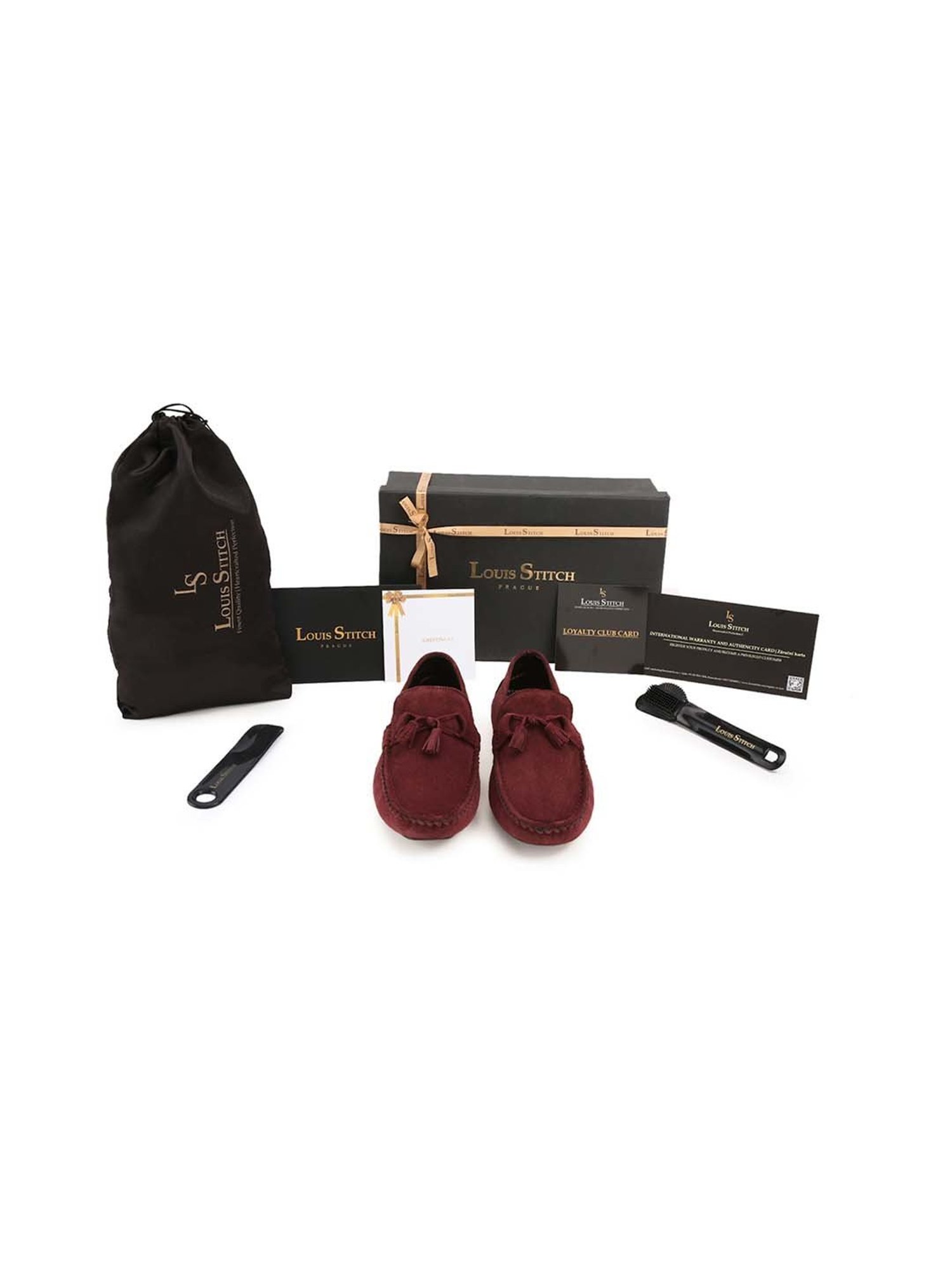 Louis Stitch Men's Rosewood Casual Mocassins